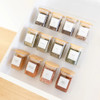 Acrylic Herb & Spice Jar Drawer Organiser - 4 Pack