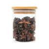 Glass Herb & Spice Jar 200ml with Bamboo Lid - Round