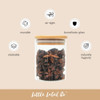 Glass Herb & Spice Jar 200ml with Bamboo Lid - Round