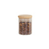 Glass Herb & Spice Jar 75ml with Bamboo Lid - Round