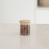 Glass Herb & Spice Jar 75ml with Bamboo Lid - Round