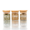 Glass Herb & Spice Jar 75ml with Bamboo Lid - Round