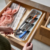 Joseph Joseph DrawerStore Compact Tiered Cutlery Organiser - Stone