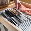 Joseph Joseph DrawerStore 2-Tier Compact Knife Drawer Organiser - Stone