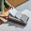 Joseph Joseph DrawerStore 2-Tier Compact Knife Drawer Organiser - Stone