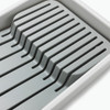 Joseph Joseph DrawerStore 2-Tier Compact Knife Drawer Organiser - Stone