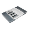 Joseph Joseph DrawerStore Expanding Gadget, Utensil & Cutlery Tray - Stone
