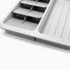 Joseph Joseph DrawerStore Expanding Gadget, Utensil & Cutlery Tray - Stone