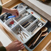 Joseph Joseph DrawerStore Expandable Cutlery, Utensil & Gadget Tray - Stone