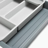 Joseph Joseph DrawerStore Expandable Cutlery, Utensil & Gadget Tray - Stone
