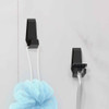 Better Living Facet Bathroom Hooks 2 Pack - Matte Black