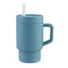 Melii Luxe Kids Silicone Tumbler Bottle with Straw 265ml - Blue