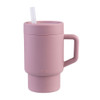 Melii Luxe Kids Silicone Tumbler Bottle with Straw 265ml - Pink