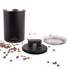 CasaBarista Stainless Steel Vacuum Coffee Canister 1.3L - Black