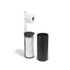 Joseph Joseph EasyStore Concealed 2-in-1 Toilet Roll Stand - Matte Black
