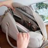 Stackers Work Handbag with 13" Laptop Pocket - Taupe