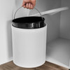 Howards 12L In Cupboard Swing Out Bin - White