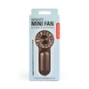 Kikkerland Rechargeable Mighty Mini Fan - Black