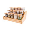 Bamboo Herb & Spice Jar Shelf