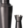 Davis & Waddell 3 Piece Bar Set - Black & Silver