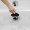 Umbra Bloom Drain Stop & Hair Catcher - Black