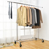 Howards Heavy Duty Folding Extendable Garment Rack with Wheels