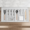 Howards 10 Compartment Cutlery Tray 85cm - White