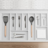 Howards 9 Compartment Cutlery Tray 75cm - White