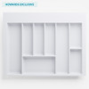 Howards 8 Compartment Cutlery Tray 65cm - White