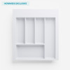 Howards 5 Compartment Cutlery Tray 45cm - White