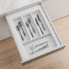 Howards 4 Compartment Cutlery Tray 35cm - White