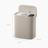 Joseph Joseph Tota 2 Trio 90L Separation Laundry Basket - Pale Mushroom