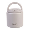 Oasis Stainless Steel Insulated Food Flask 700ml with Spork - Stone