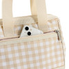 Sachi Style 34 Insulated Lunch Bag - Beige Gingham