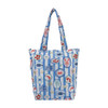 Sachi Insulated Folding Market Shopping Tote Bag - Santorini