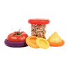 Food Huggers Reusable Silicone Food Savers - 5 Pack