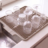 White Magic Silicone Drying Mat - Taupe