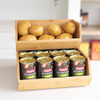 Bamboo Stackable Open Front Organiser - Wide