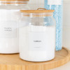 Glass Jar 2L with Bamboo Twine Lid - Round