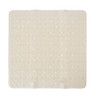 Non-Slip Shower Mat with Rubber Suction Cups - White
