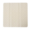 Non-Slip Shower Mat with Rubber Suction Cups - White