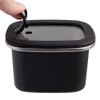 Oasis Microwave Safe Stainless Steel Rectangular Container 500ml - Black