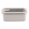 Oasis Microwave Safe Stainless Steel Rectangular Container 1.1L - Oat