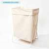 Howards X-Frame 40L Collapsible Laundry Hamper with Carry Handle - Metal