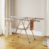 Howards Stainless Steel Clothes Airer with Extendable Coat Hanger Rails