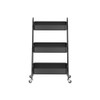 Howards Pyramid 3 Tier Metal Mesh Trolley - Black