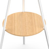 Howards Freestanding Hat & Coat Rack with Shelf - White