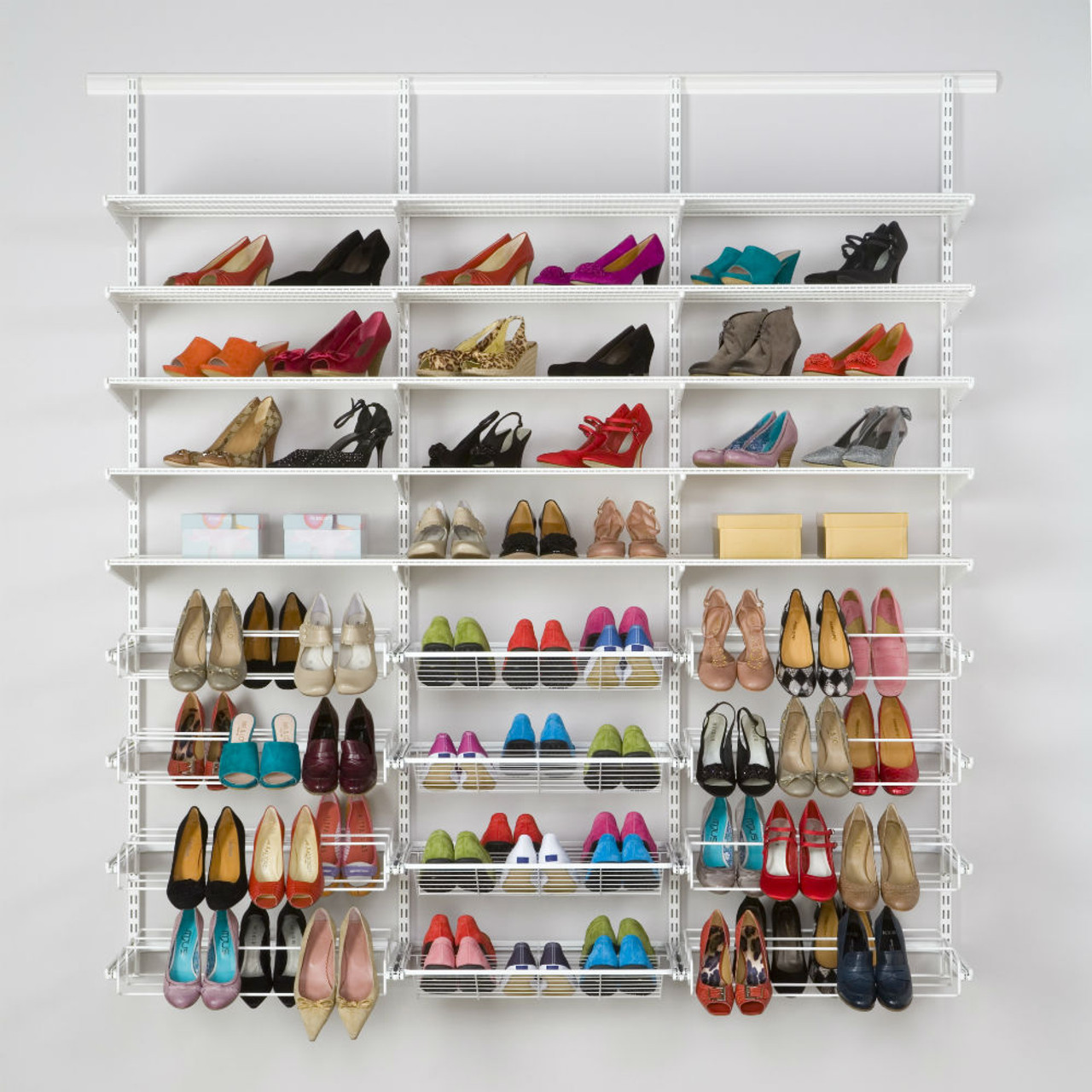 elfa Top Track 1050mm White Howards Storage World