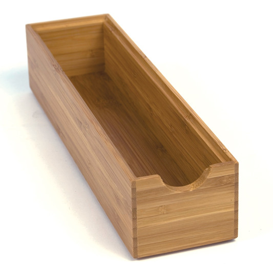 Howards Bamboo Stackable Drawer Organiser 30.5 x 7.8 x 6.4cm