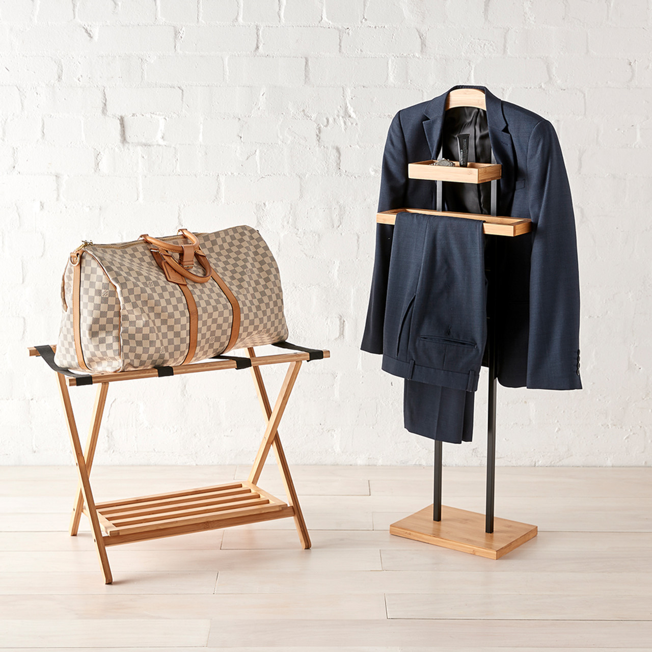 Howards Bamboo Clothes Valet Stand Howards Storage World